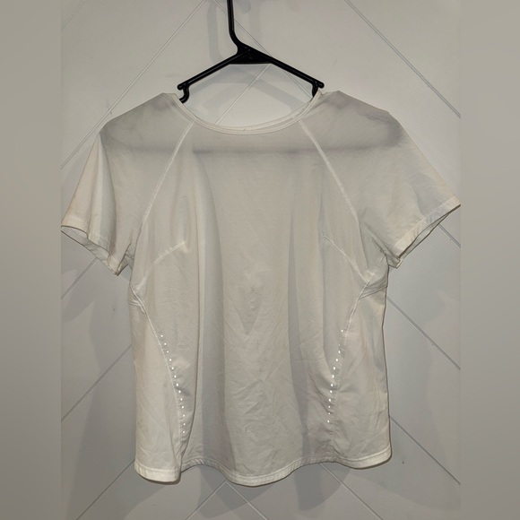 Pristine Lululemon Lightweight Stretch Running Short Sleeve shirt White size - Picture 7 of 10